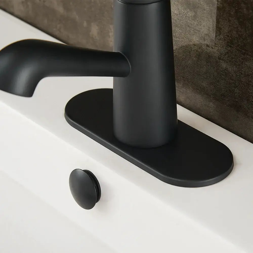 DecorBites™ 6-inch Bathroom Sink Deck Plate for Unused Mounting Escutcheon