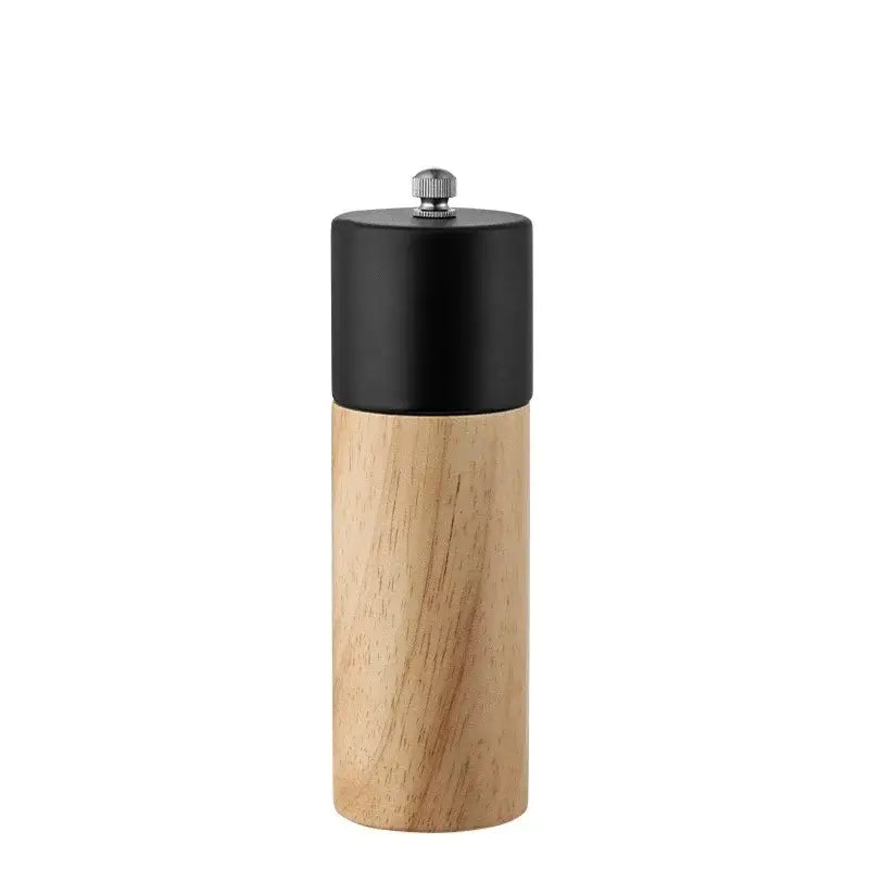 DecorBites™ 6-Inch Manual Wooden Salt Pepper Grinder, Multi-Purpose Ceramic Kitchen Tool