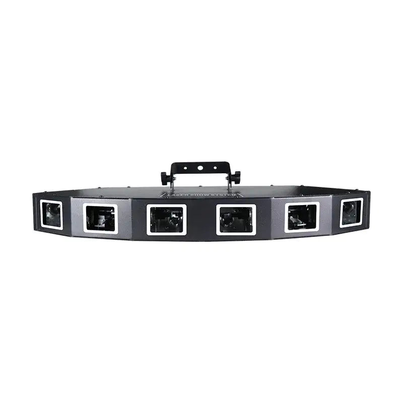 DecorBites™ 6-Lens RGB Scanning Laser Projector for Disco DJ Party and Dance Floor