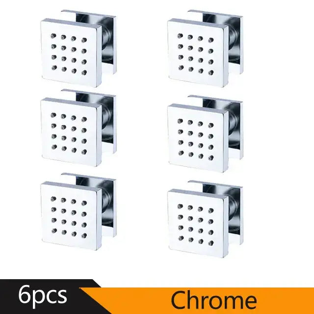 DecorBites™ 6-Piece Body Shower Massage Jets for Bathroom SPA Experience