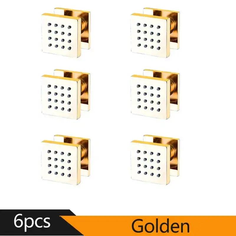 DecorBites™ 6-Piece Body Shower Massage Jets for Bathroom SPA Experience