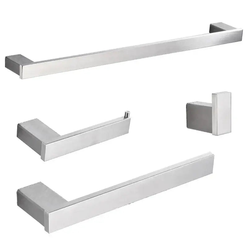 DecorBites™ 6-Piece Brushed Nickel Bathroom Accessories Set
