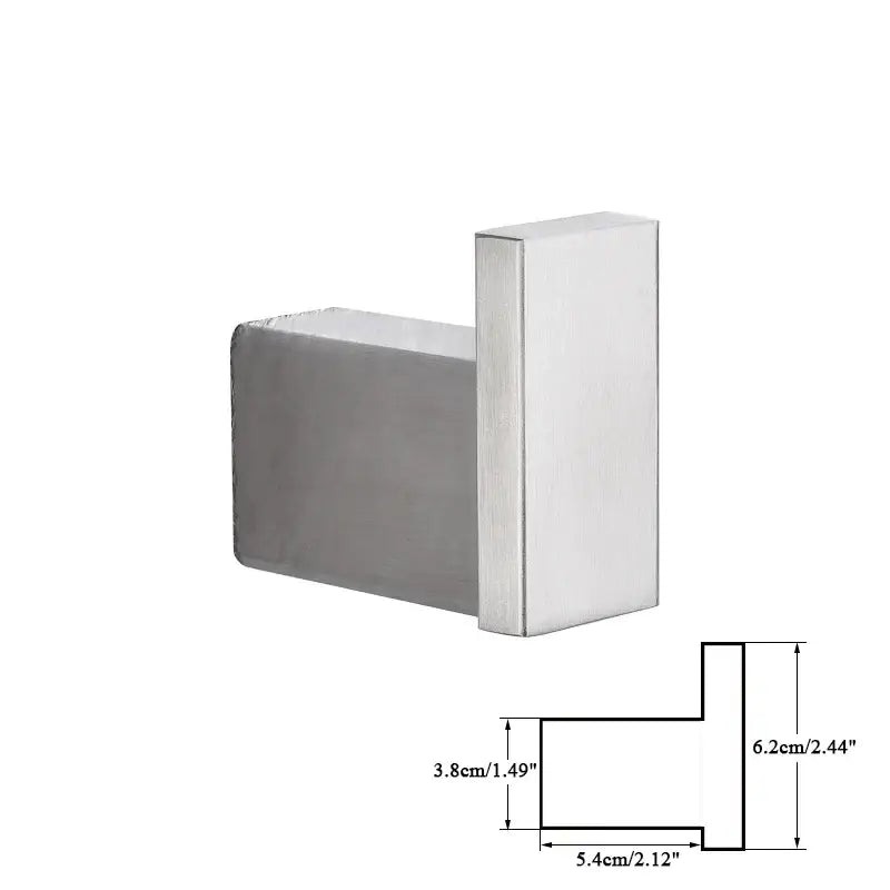DecorBites™ 6-Piece Brushed Nickel Bathroom Accessories Set