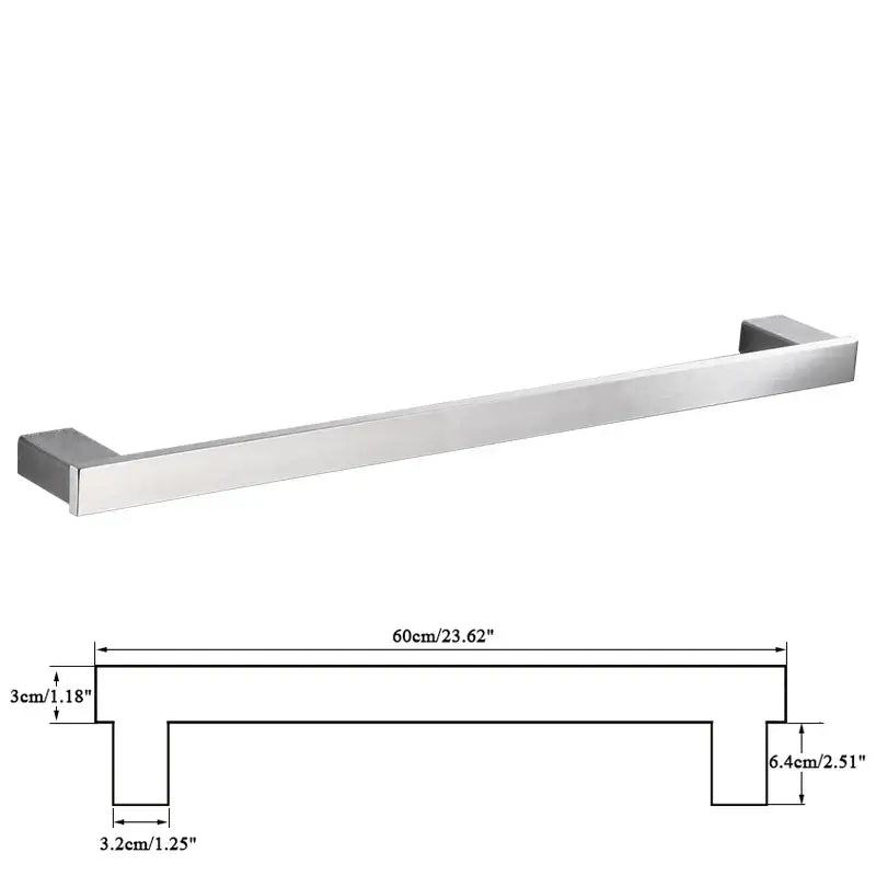 DecorBites™ 6-Piece Brushed Nickel Bathroom Accessories Set