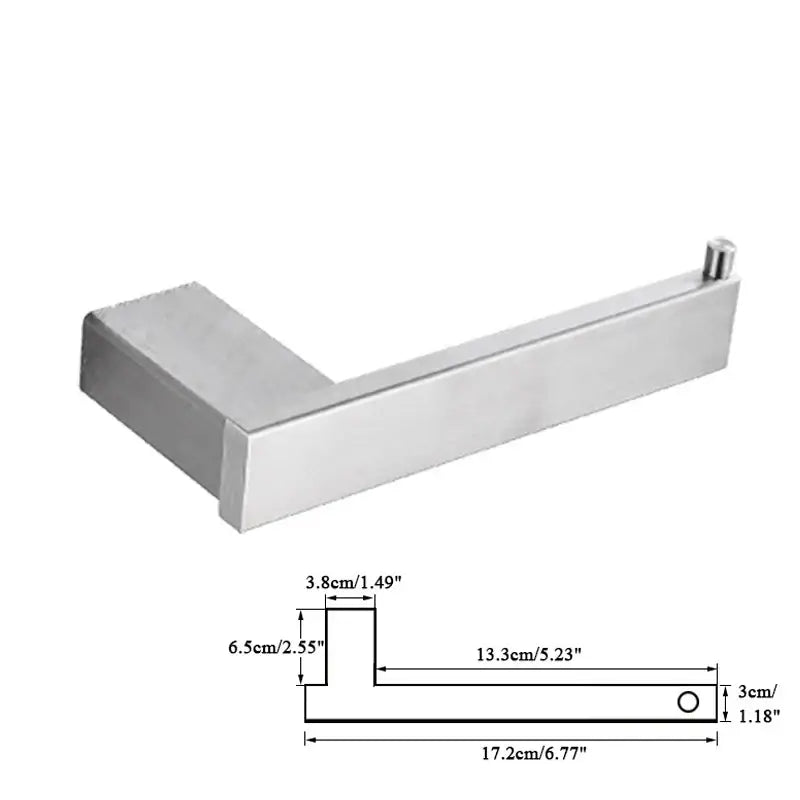 DecorBites™ 6-Piece Brushed Nickel Bathroom Accessories Set