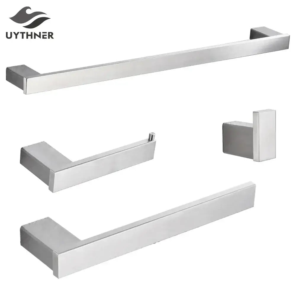 DecorBites™ 6-Piece Brushed Nickel Bathroom Accessories Set