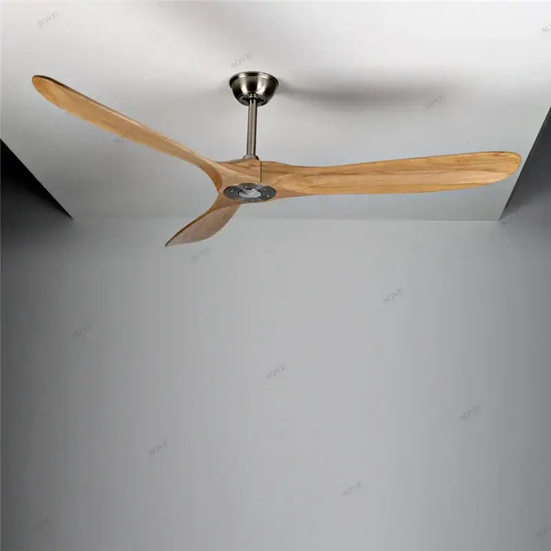 DecorBites™ 60" Solid Wood DC Ceiling Fan with Remote Control