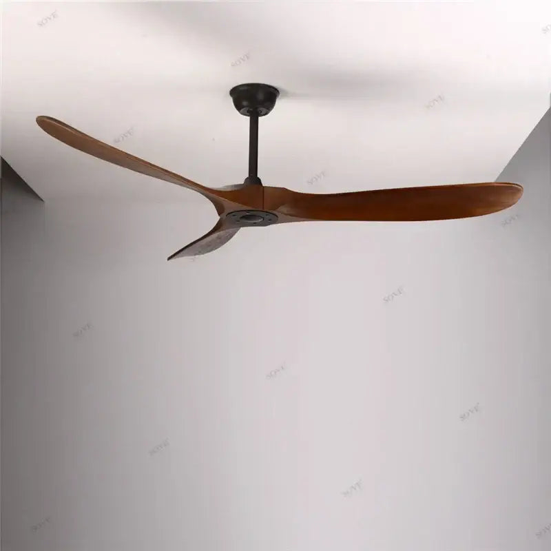 DecorBites™ 60" Solid Wood DC Ceiling Fan with Remote Control