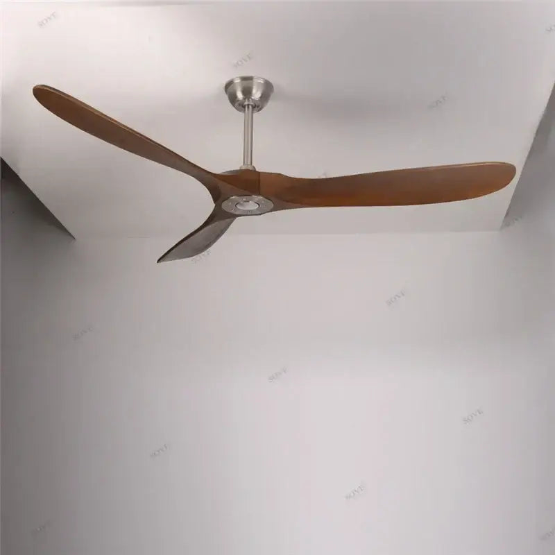 DecorBites™ 60" Solid Wood DC Ceiling Fan with Remote Control