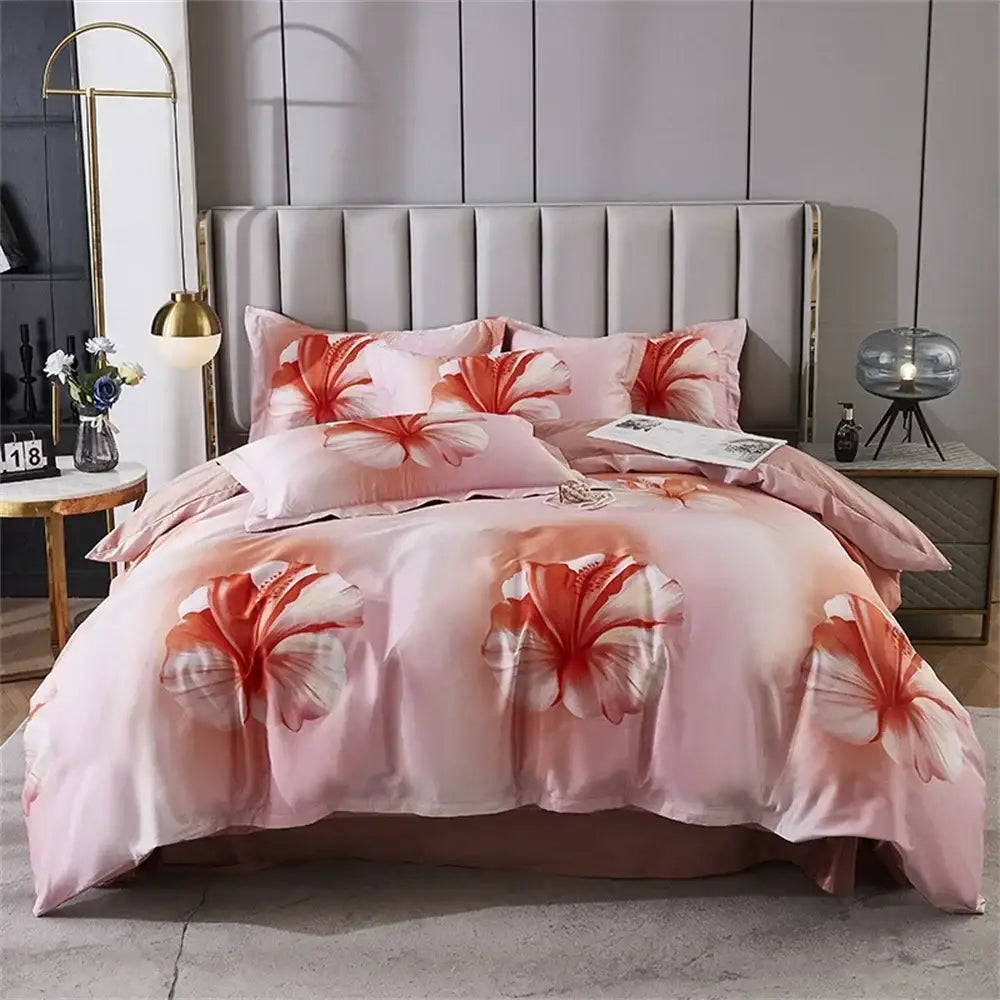 DecorBites™ 600TC Egyptian Cotton Queen King Bedding Set Duvet Cover Bed Linens