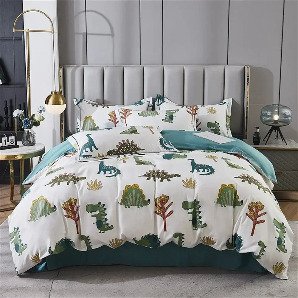 DecorBites™ 600TC Egyptian Cotton Queen King Bedding Set Duvet Cover Bed Linens