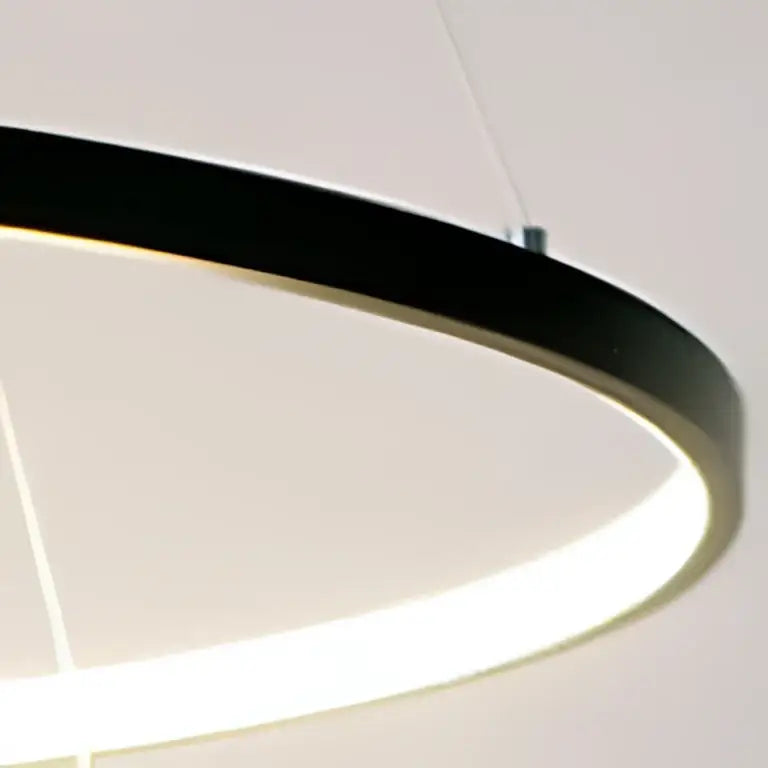 DecorBites™ مصباح قلادة LED دائري 60 سم لإنارة غرفة المعيشة والطعام