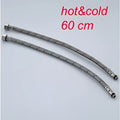 DecorBites™ 60cm Stainless Steel Plumbing Hose for Hot and Cold Water