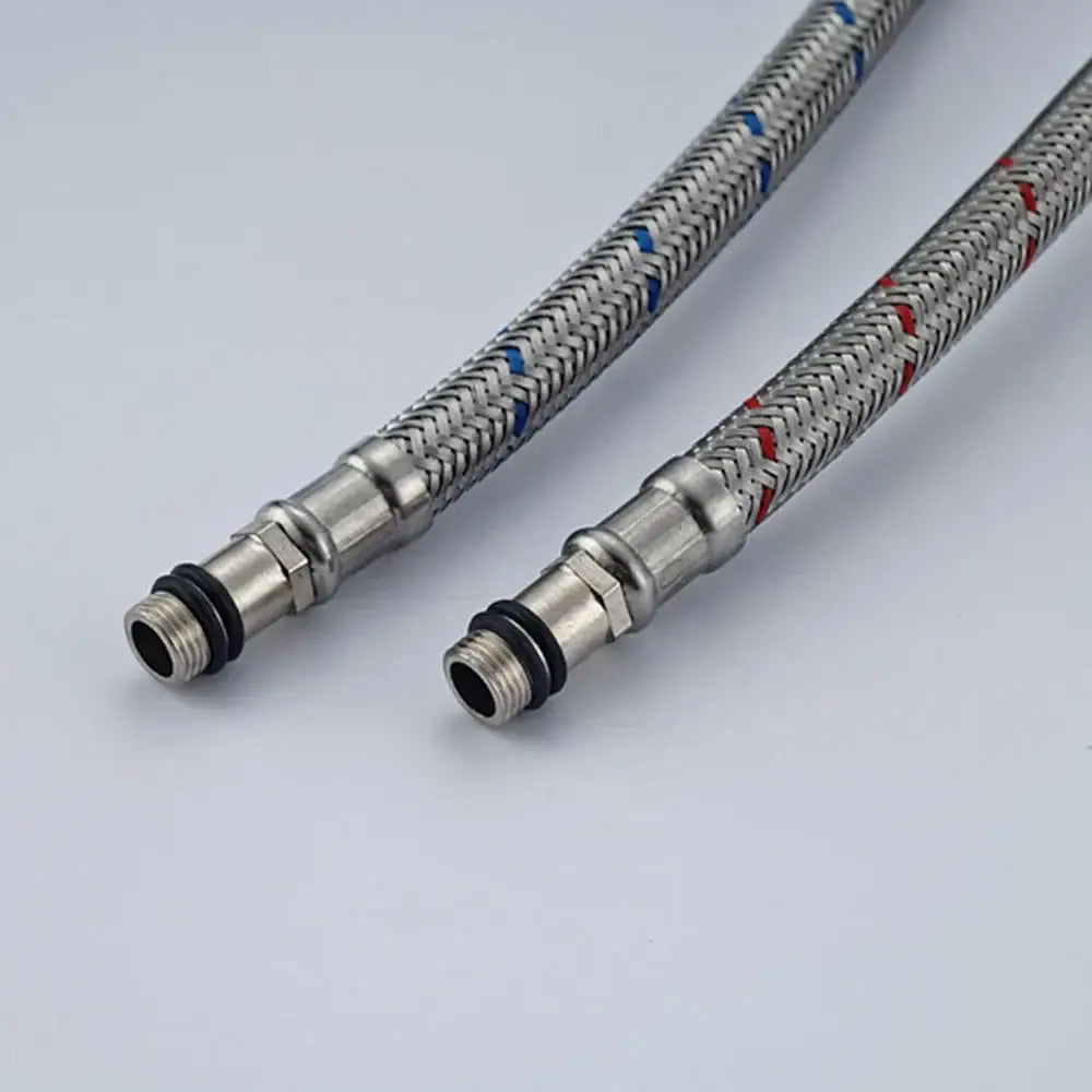 DecorBites™ 60cm Stainless Steel Plumbing Hose for Hot and Cold Water