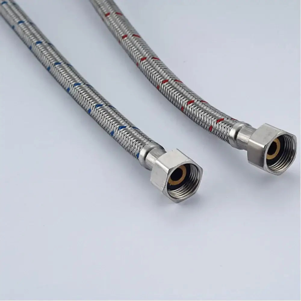 DecorBites™ 60cm Stainless Steel Plumbing Hose for Hot and Cold Water