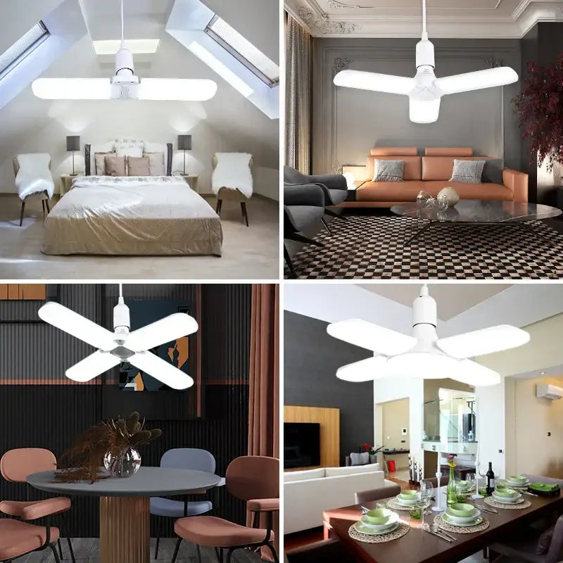 DecorBites™ 60W LED Ceiling Fan Light for Kitchen & Home Decor