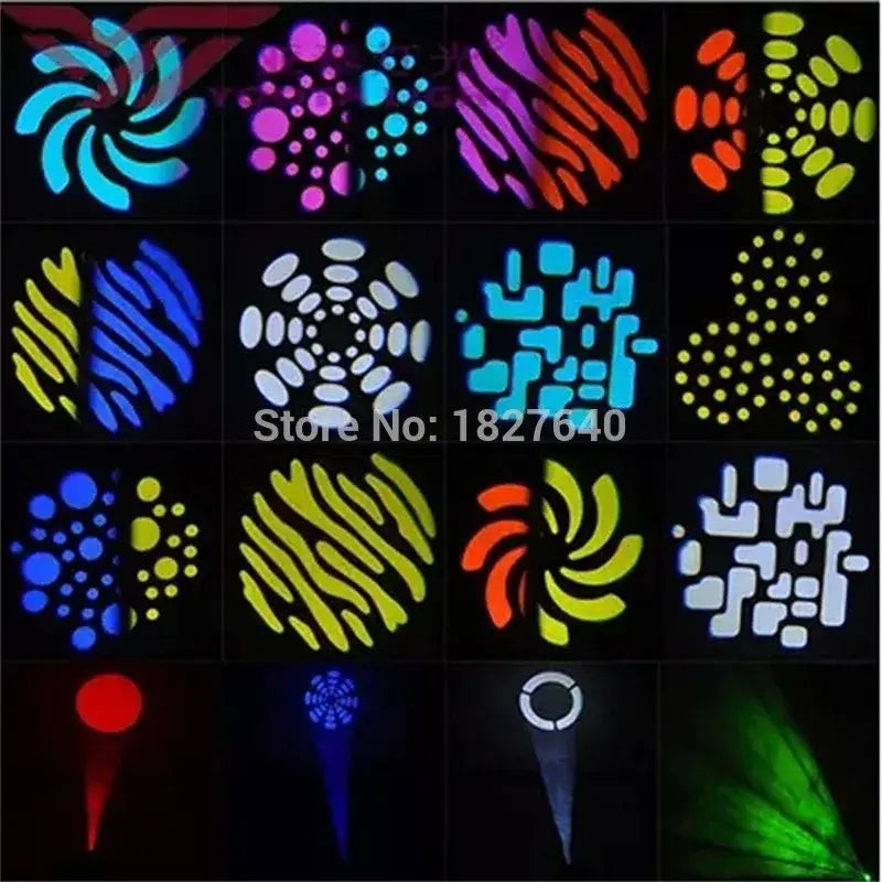 DecorBites™ 60W LED Spot Moving Head Light: High Brightness DJ Gobo Moving Heads