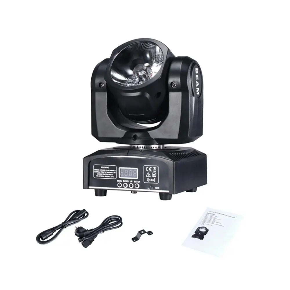 DecorBites™ 65W RGBW Beam LED Moving Head Light for Super Bright Disco Party