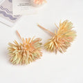 DecorBites™ 6pc 12cm Silk Mini Handmade Bouquet Wedding Home Decoration Fake Flowers