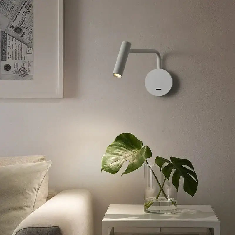 DecorBites™ 6W Modern LED Wall Lamp with Reading Light for Home and Hotel