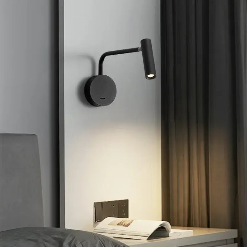 DecorBites™ 6W Modern LED Wall Lamp with Reading Light for Home and Hotel