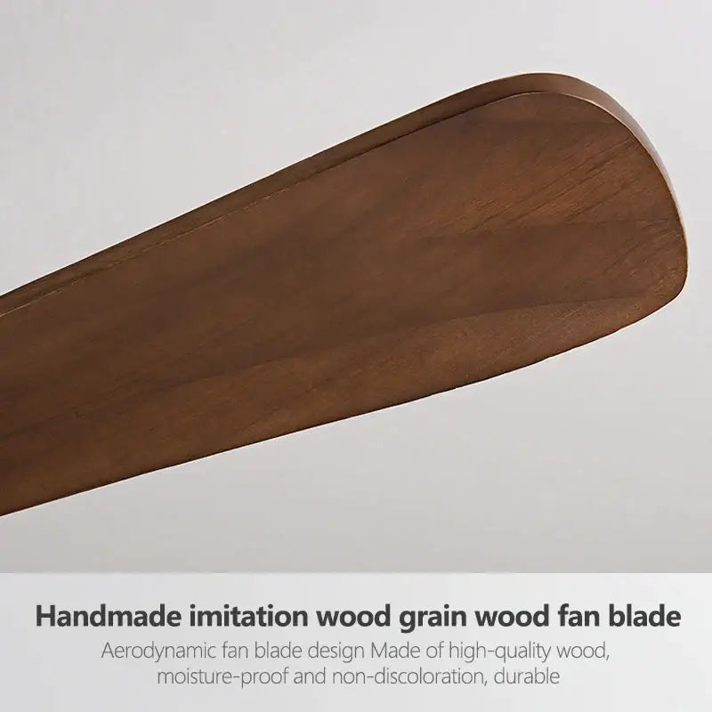 DecorBites™ 70" Black American Modern Wooden Blade Ceiling Fan for Indoor Restaurant