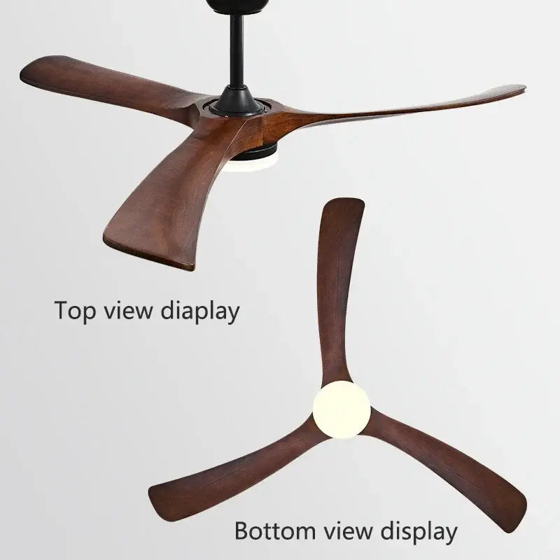 DecorBites™ 70" Wooden Ceiling Fan with Reversible Motor for Year-Round Comfort
