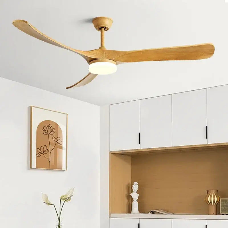 DecorBites™ 70" Wooden Ceiling Fan with Reversible Motor for Year-Round Comfort
