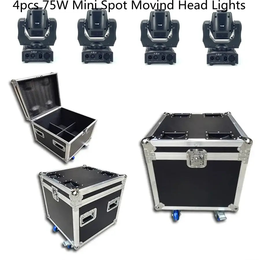 DecorBites™ 75W LED Spot Moving Head DJ Beam Light with Gobo & Color Wheel