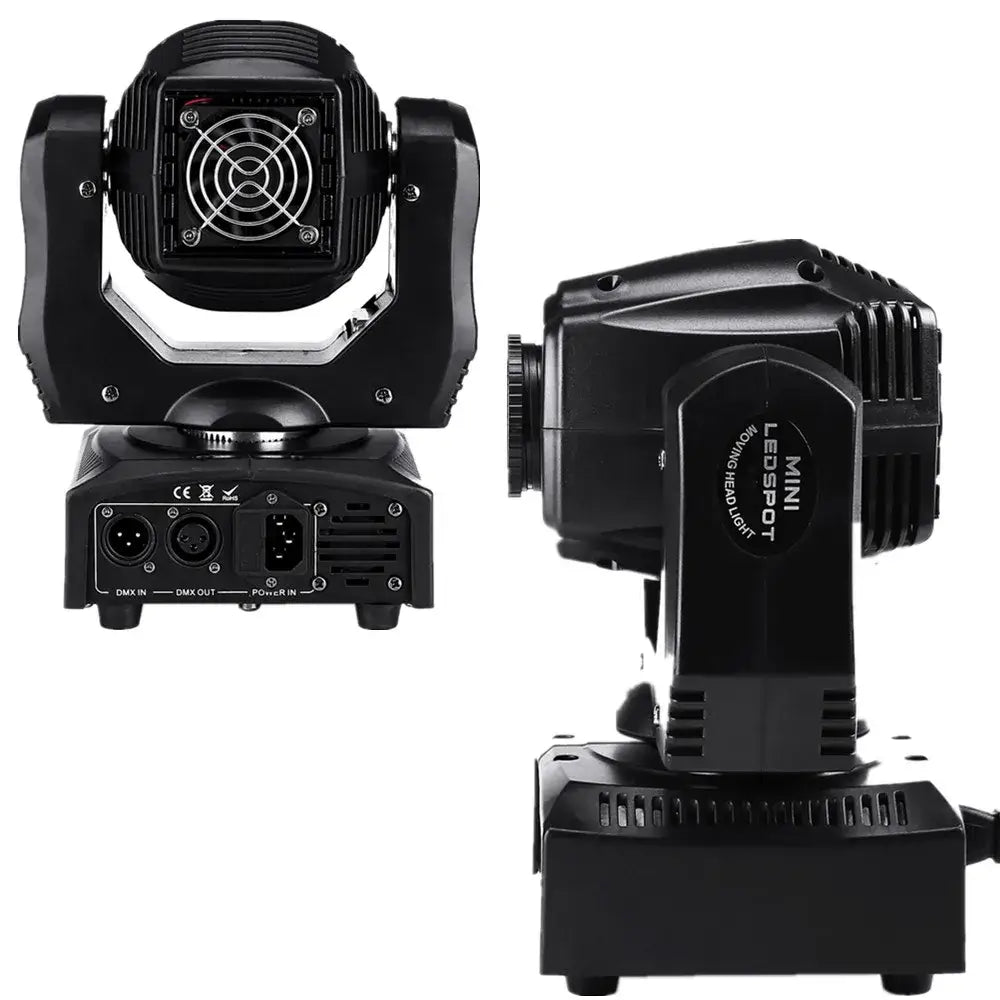 DecorBites™ 75W LED Spot Moving Head DJ Beam Light with Gobo & Color Wheel