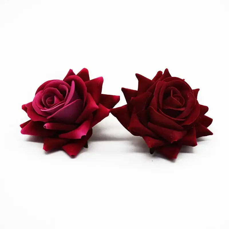 DecorBites™ 7cm Rose Heads: Wedding Décor, Scrapbooking, Headwear, Autumn Home Decoration