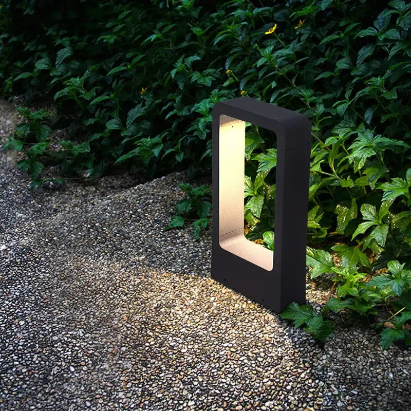 DecorBites™ 7W LED Aluminum Garden Bollard Light for Outdoor Landscape Courtyards