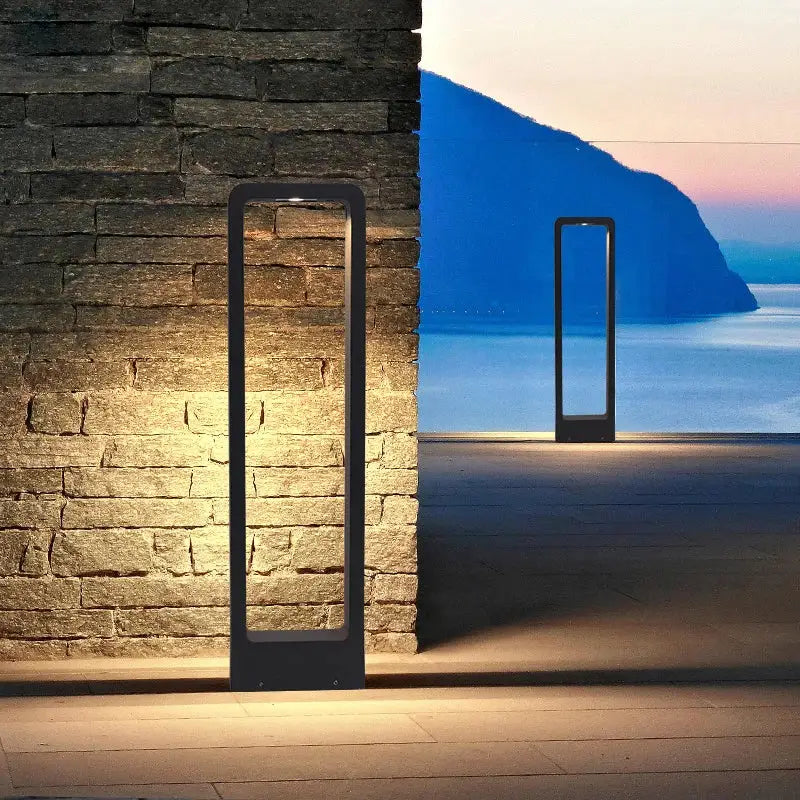 DecorBites™ 7W LED Aluminum Garden Bollard Light for Outdoor Landscape Courtyards