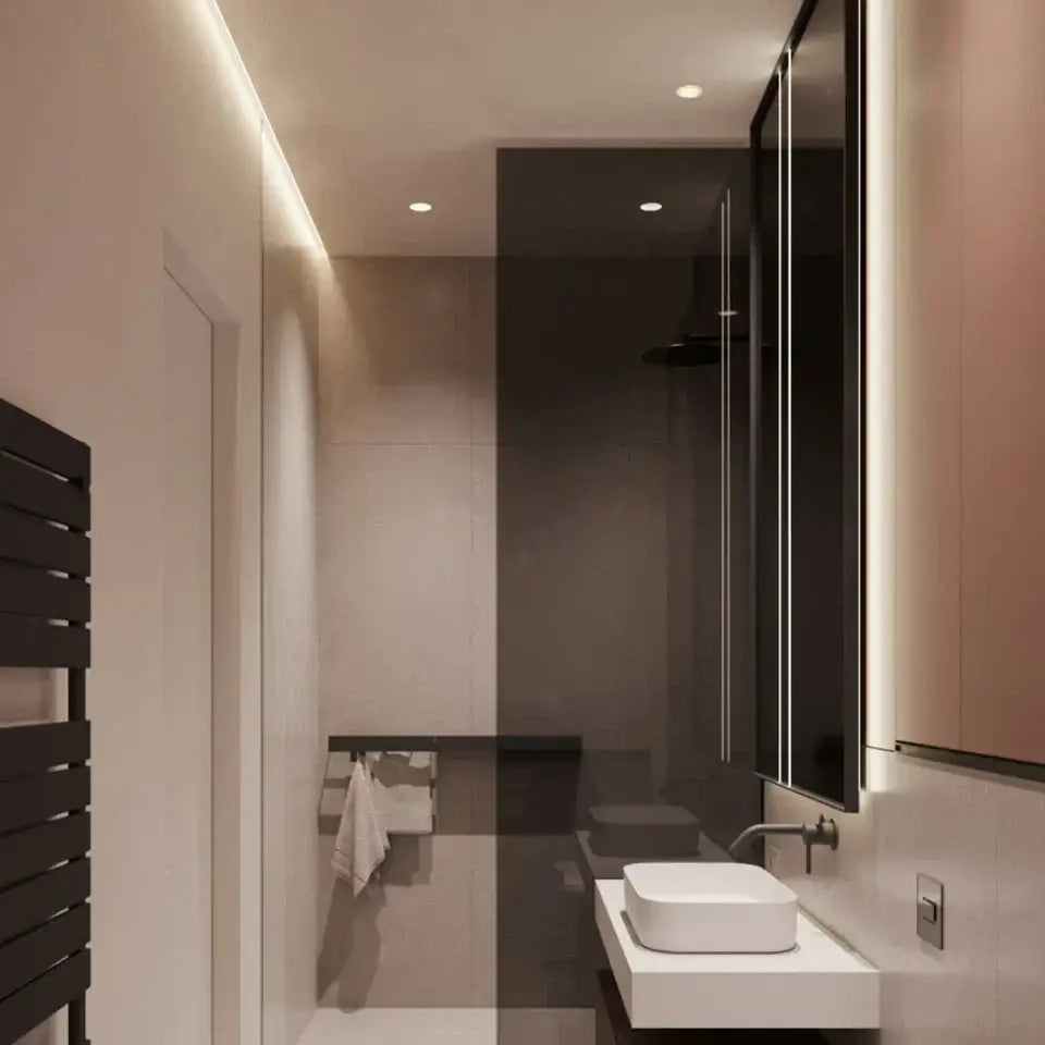 DecorBites™ 7W LED Downlight: IP65 Waterproof, Ultra-thin Design, 30° Beam Angle