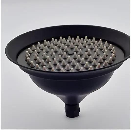 DecorBites™ 8" Brass Shower Head: Bathroom Rainfall Replacement for Handshower Faucet