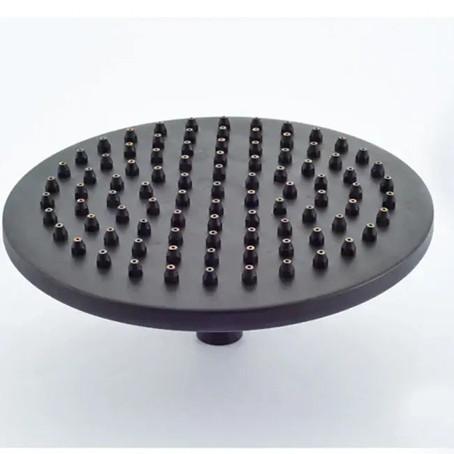 DecorBites™ 8" Brass Shower Head: Bathroom Rainfall Replacement for Handshower Faucet