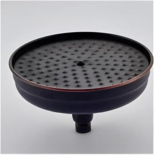 DecorBites™ 8" Brass Shower Head: Bathroom Rainfall Replacement for Handshower Faucet