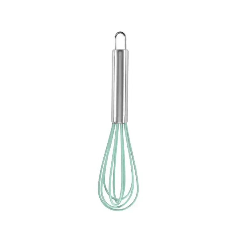 DecorBites™ 8-Inch Stainless Steel Silicone Whisk Mixer for Baking & Cooking