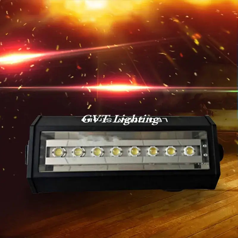 DecorBites™ 8-Light LED Strobe Lamp for Party Disco Bar DJ Lighting