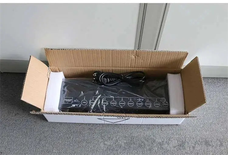 DecorBites™ 8-Port DMX Signal Amplifier Splitter for LED Lights - Signal Repeater & Distributor