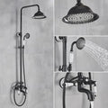 DecorBites™ 8" Rainfall Shower System with Bathtub Faucet and Hand Shower