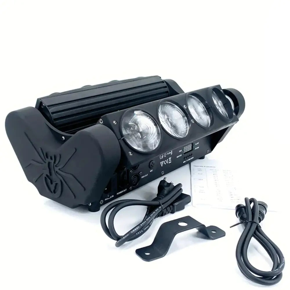 DecorBites™ 8x15W RGBW Spider Moving Head Light - DJ Party Beam Lighting
