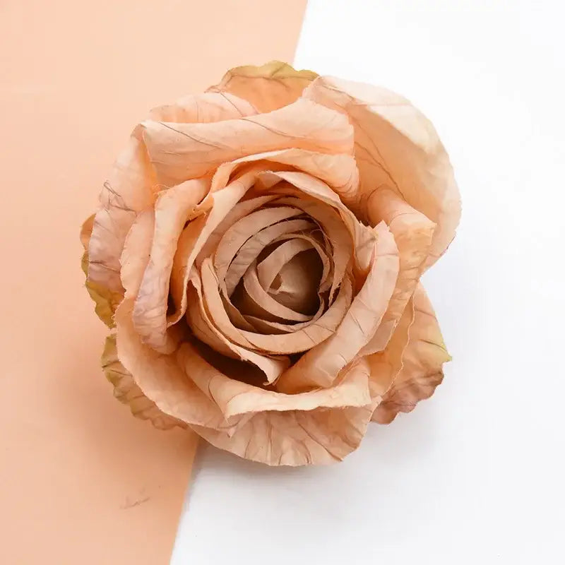 DecorBites™ 9CM Silk Roses Artificial Flowers for Home Decor, DIY, Gifts, Weddings