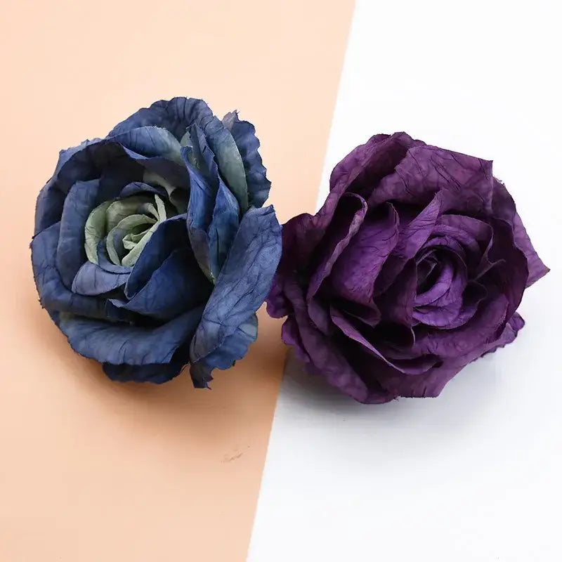 DecorBites™ 9CM Silk Roses Artificial Flowers for Home Decor, DIY, Gifts, Weddings