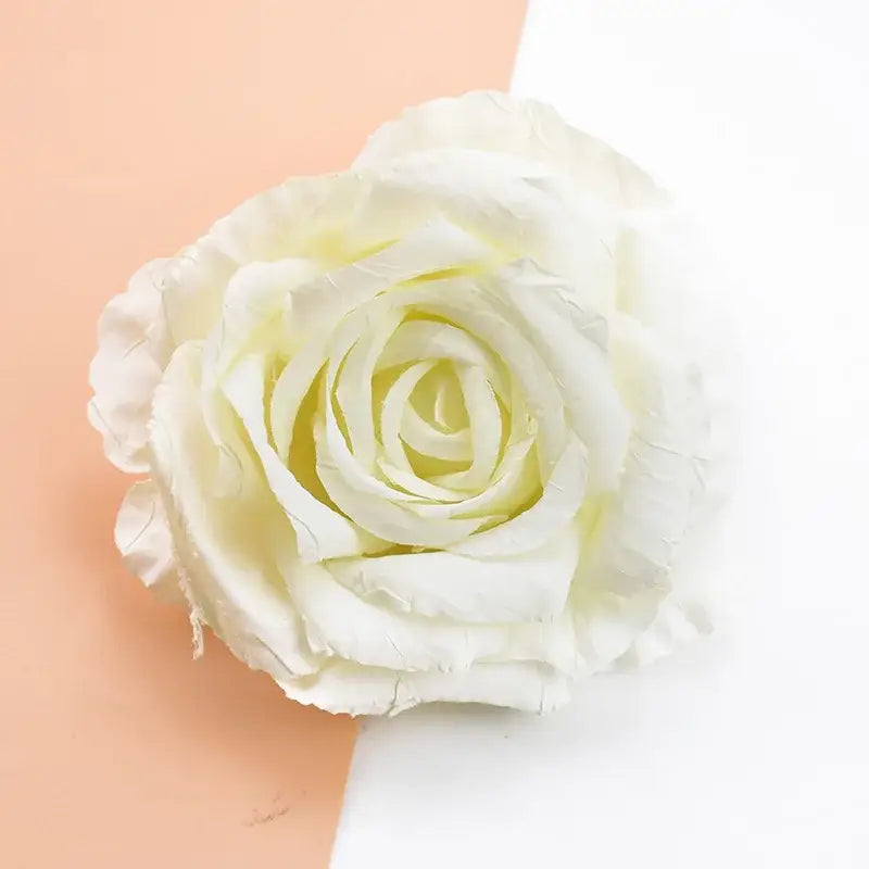 DecorBites™ 9CM Silk Roses Artificial Flowers for Home Decor, DIY, Gifts, Weddings