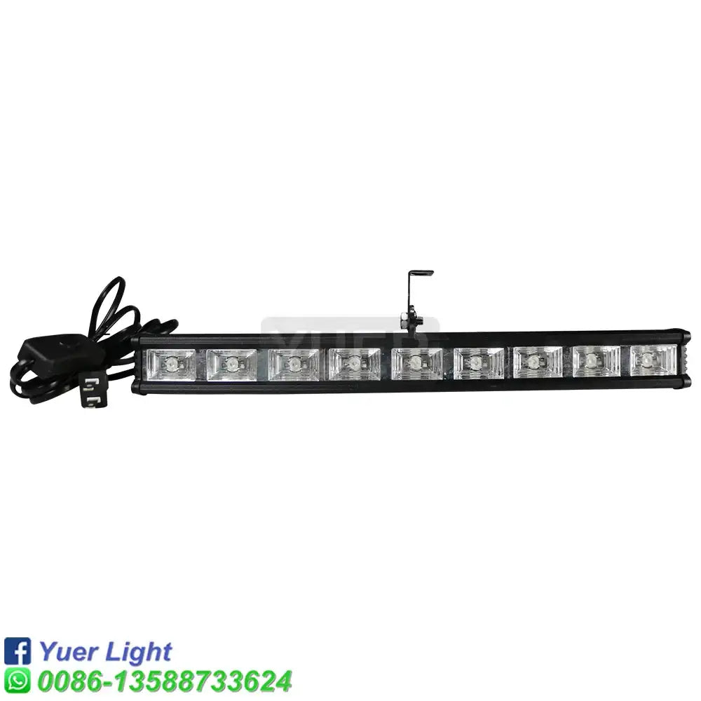 DecorBites™ 9X2w UV LED Disco Party Bar Lights for Indoor DJ, Flat Dyeing Aluminum UV Disinfection
