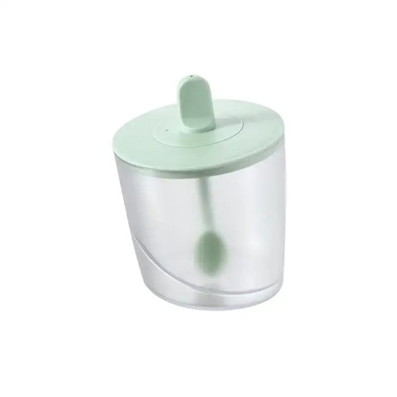 DecorBites™ ABS Spice Jar Set with Spoon for Salt Sugar Pepper Powder