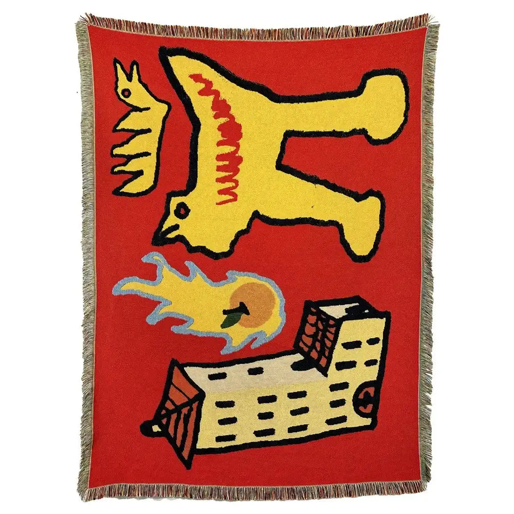 DecorBites™ Abstract Aesthetic Tapestry Sofa Blanket