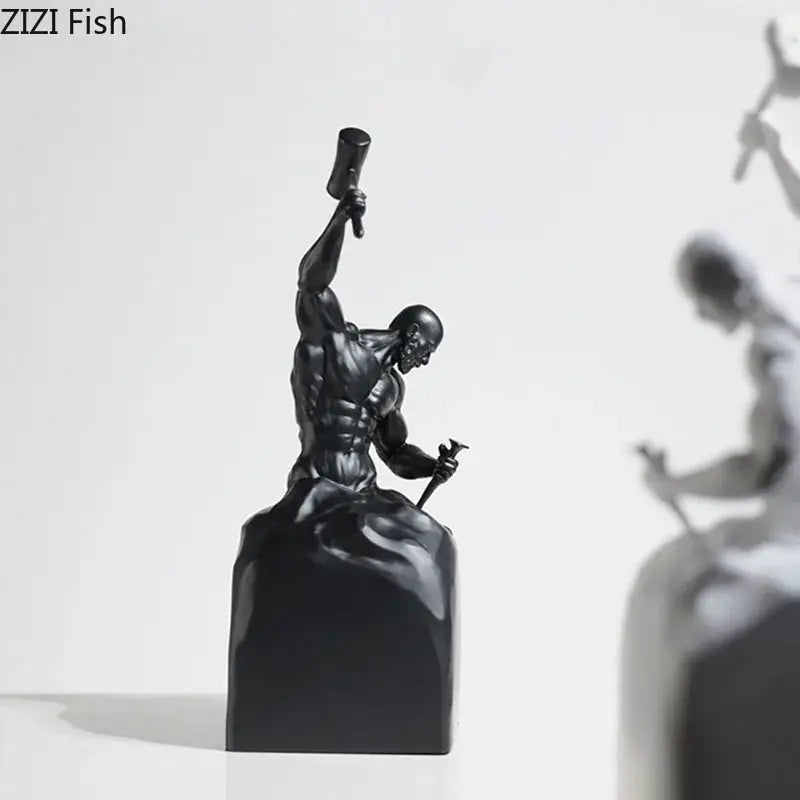 DecorBites™ Abstract Art Character Statue Resin Sculpture Desk Ornament