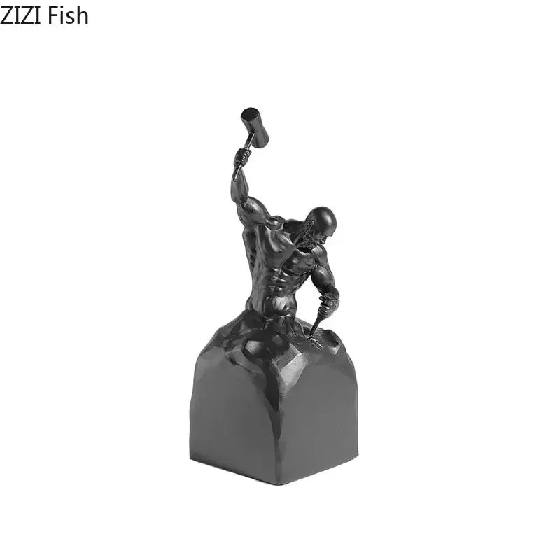 DecorBites™ Abstract Art Character Statue Resin Sculpture Desk Ornament